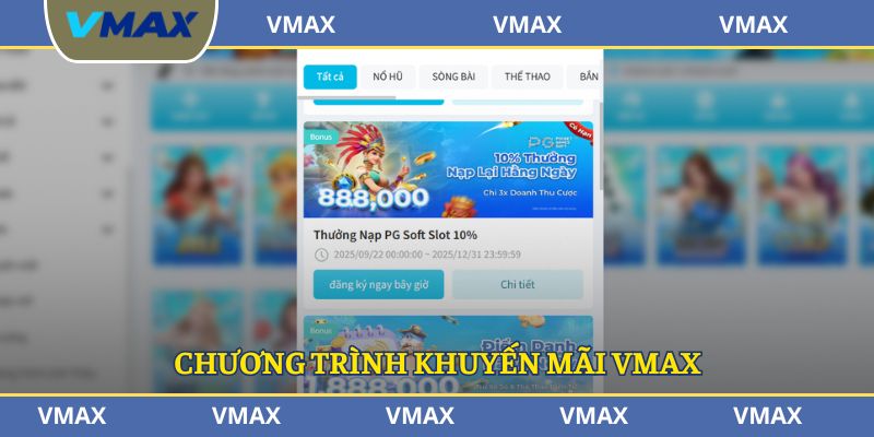 Chương trình khuyến mãi VMAX